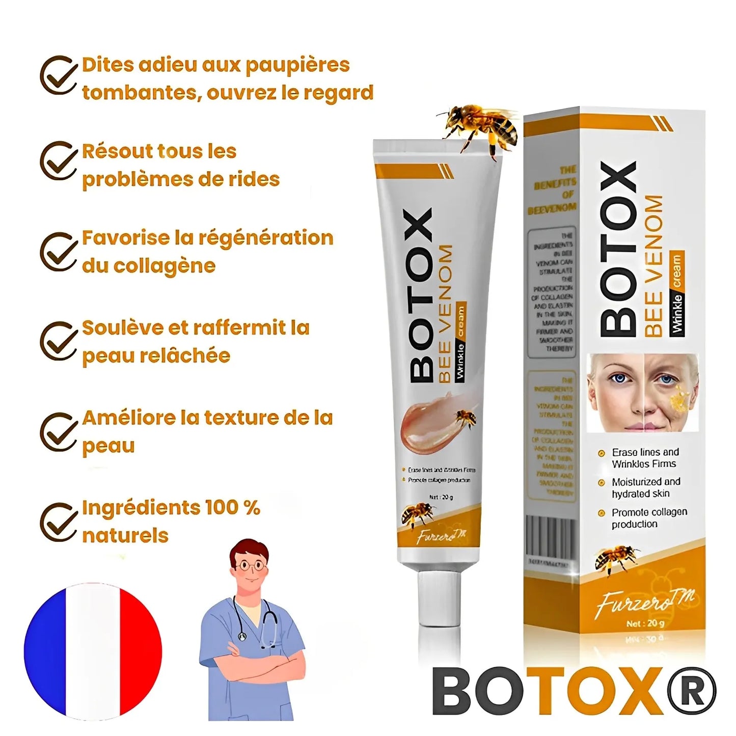 BOTOX® – Réduisez les rides en 2 minutes – Sérum anti-âge rapide et efficace – Économisez du temps et de l’argent