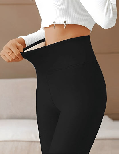 Restez au chaud instantanément – Legging doublé polaire ultra confortable – Moins de couches, plus de confort