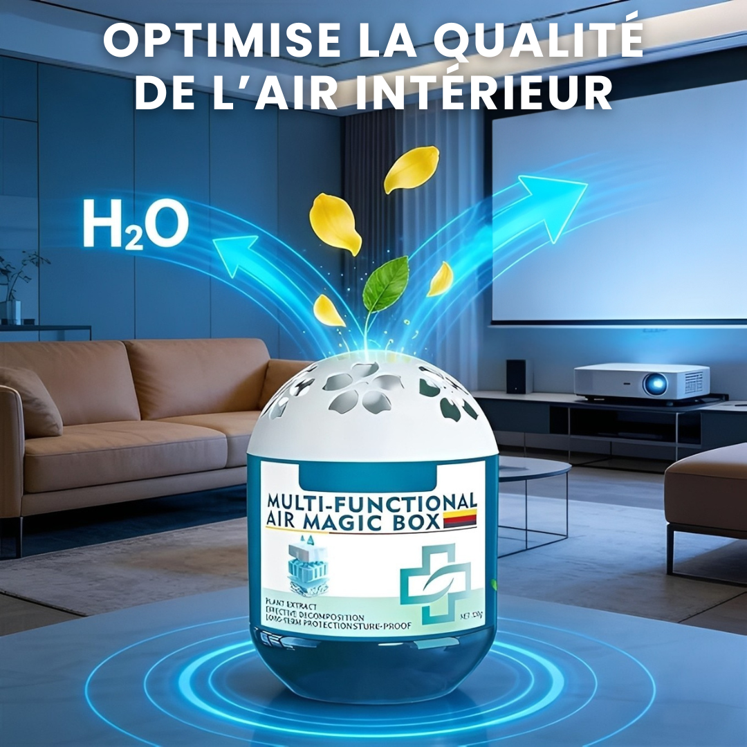 MAGIC-BOX® : Boîte Magique de Purification de l’Air & Élimination de la Poussière pour Intérieur