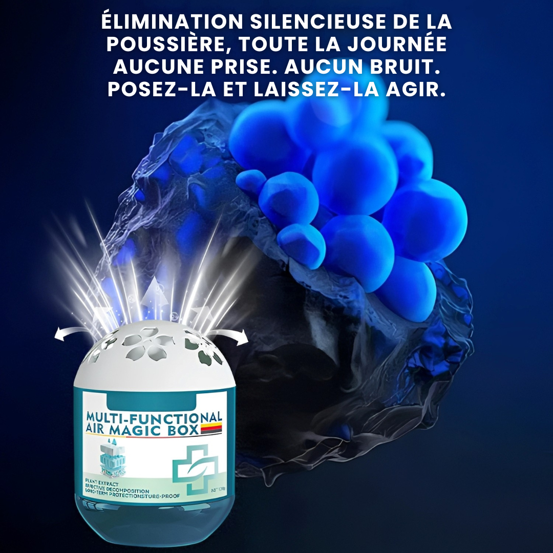 MAGIC-BOX® : Boîte Magique de Purification de l’Air & Élimination de la Poussière pour Intérieur