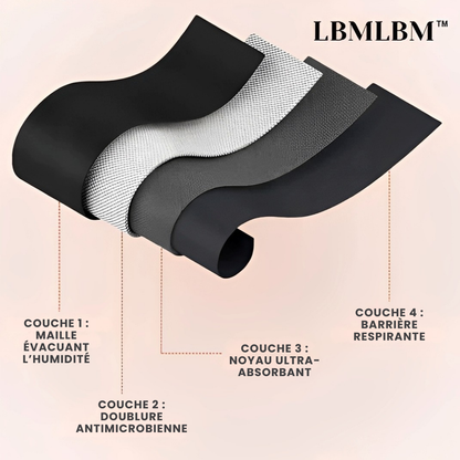 Lot de 4 sous-vêtements 100 % anti-fuites LBMLBM™