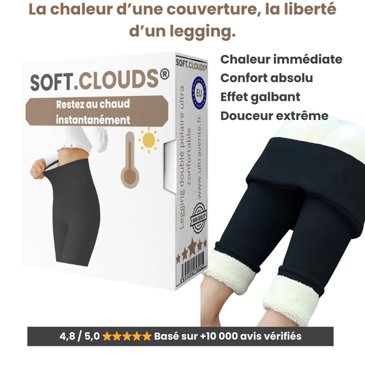 Restez au chaud instantanément – Legging doublé polaire ultra confortable – Moins de couches, plus de confort