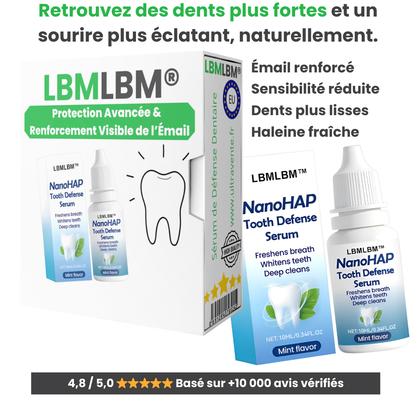 Sérum de Défense Dentaire LBMLBM™ – Protection Avancée & Renforcement Visible de l’Émail